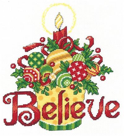Believe Ornaments Kit By Ursula Michael - Imaginating Kits