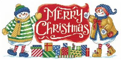 Snowman Holiday Welcome - Ursula Michael