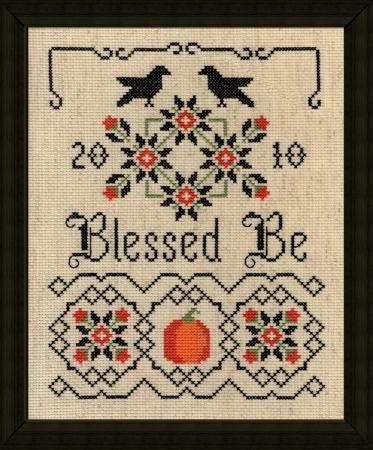 Blessed Be - Plum Pudding NeedleArt