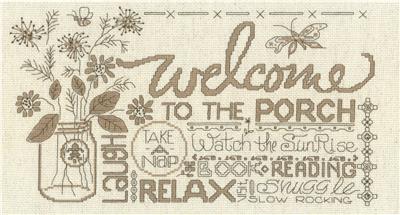 Porch Welcome By Diane Arthurs - Imaginating