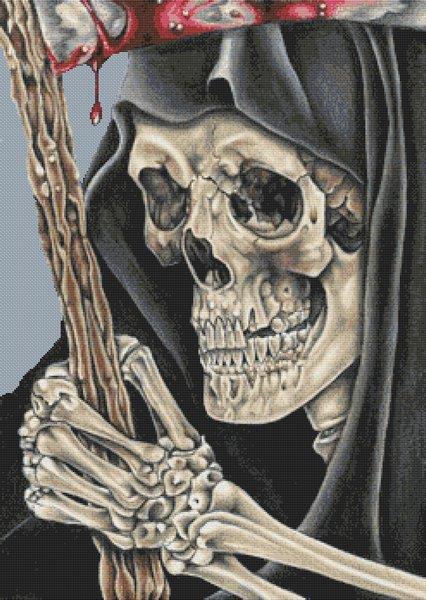 Grim Reaper - White Willow Stitching