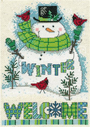 Winter Welcome Snowman By Diane Arthurs - Imaginating