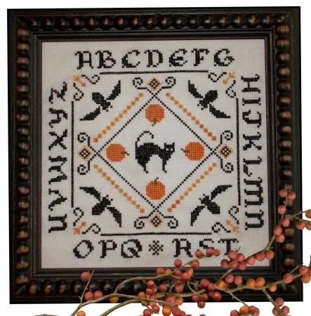 Four Bats & A Cat - Plum Pudding NeedleArt