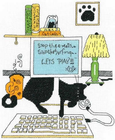 Computer Cat By Kats By Kelly - Imaginating