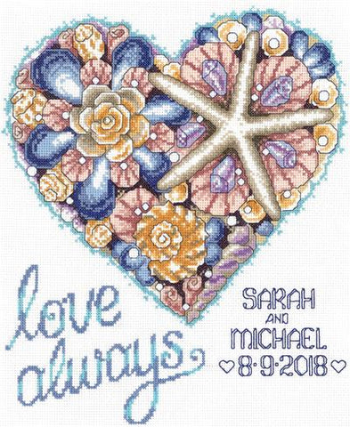 Seashell Wedding Heart Kit By Ursula Michael - Imaginating Kits