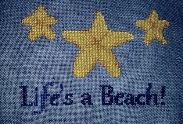 Life's A Beach - White Willow Stitching