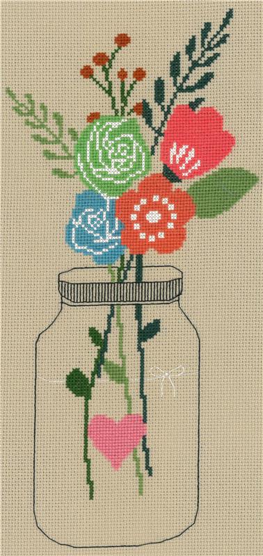 Mason Jar Flowers Kit By Kristianna Bond - Imaginating Kits