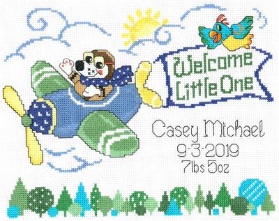 Little Pilot Birth Record Kit By Ursula Michael - Imaginating Kits