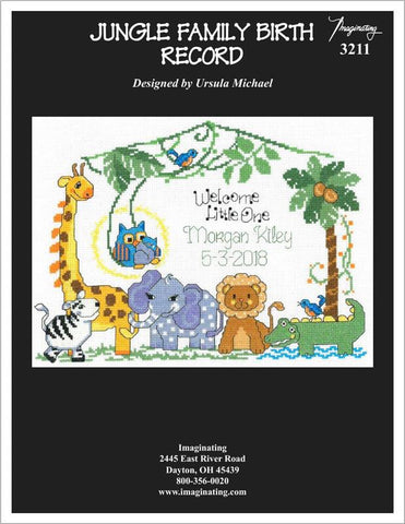 Jungle Family Birth Record Kit By Ursula Michael - Imaginating Kits