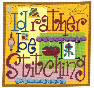 I'd Rather Be Stitching By Raymond Crawford - Imaginating