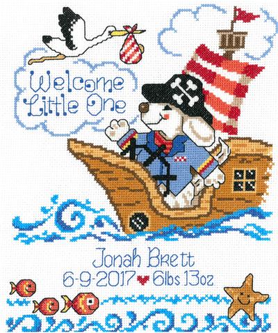 Pirate Birth Record Kit By Ursula Michael - Imaginating Kits