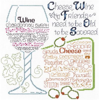 Let's Share Wine & Cheese Kit By Ursula Michael - Imaginating Kits