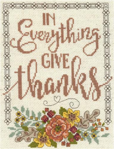 Give Thanks Floral By Diane Arthurs - Imaginating
