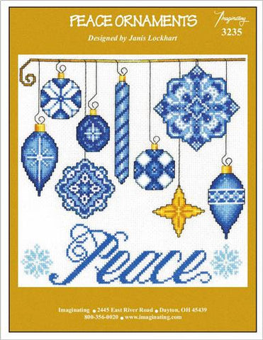 Peace Ornaments Kit By Janis Lockhart - Imaginating Kits