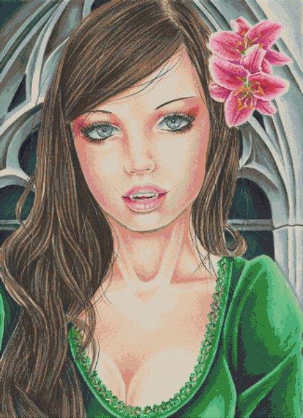 Flower: Vampire - White Willow Stitching