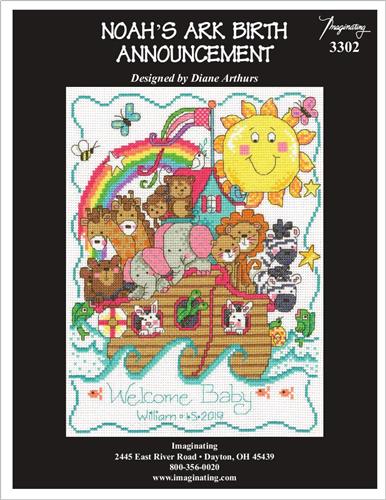 Noah's Ark Birth Announcement Kit By Diane Arthurs - Imaginating Kits