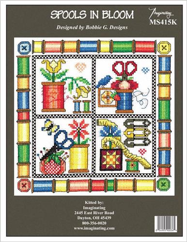 Spools In Bloom Kit By Bobbie G Designs - Imaginating Kits