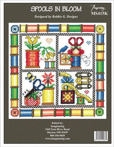 Spools In Bloom Kit By Bobbie G Designs - Imaginating Kits