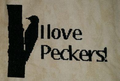 Love Peckers - White Willow Stitching