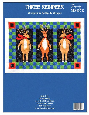 Three Reindeer Kit By Bobbie G Designs - Imaginating Kits