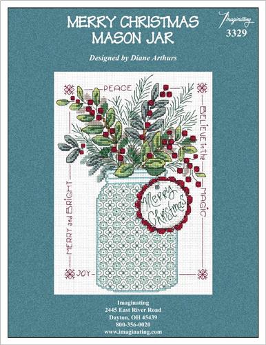 Merry Christmas Mason Jar Kit By Diane Arthurs - Imaginating Kits