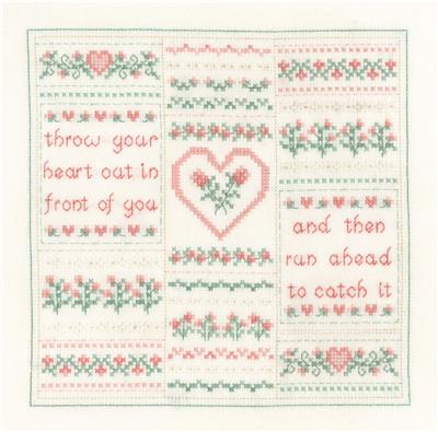 Heart Sampler By Cathy Bussi - Imaginating