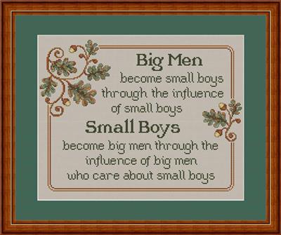 Big Men & Small Boys By Sue Hillis Designs - Imaginating