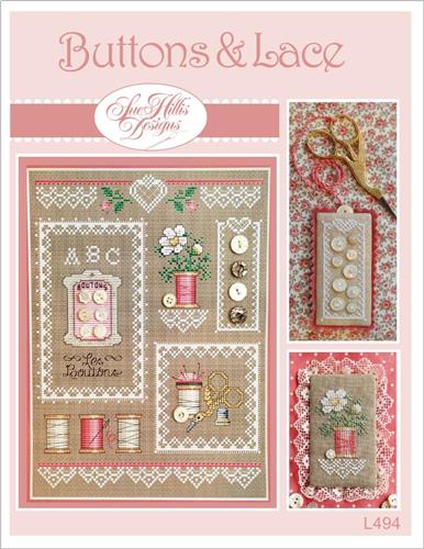 Buttons & Lace By Sue Hillis Designs - Imaginating