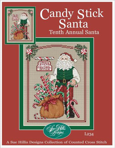 Candy Stick Santa By Sue Hillis Designs - Imaginating