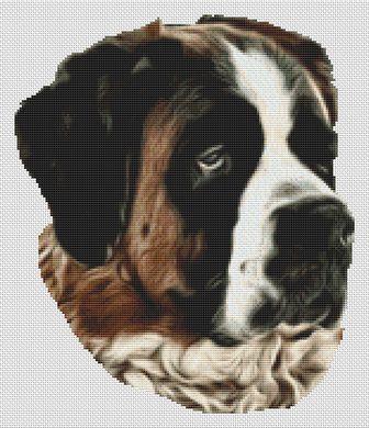 St. Bernard: Grace - White Willow Stitching