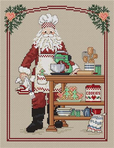 Cookie Santa By Sue Hillis Designs - Imaginating