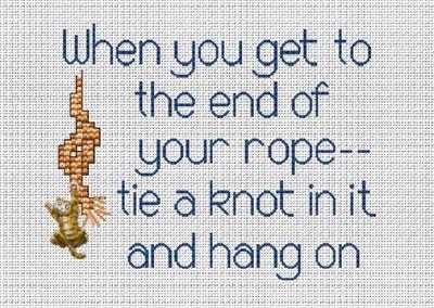 End Of Your Rope - Sue Hillis Designs