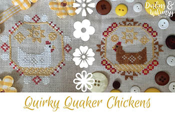 Quirky Quaker: Chickens - Darling & Whimsy Designs