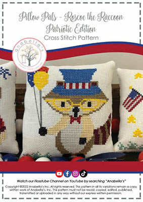 Roscoe The Raccoon Patriotic Edition - Anabella's