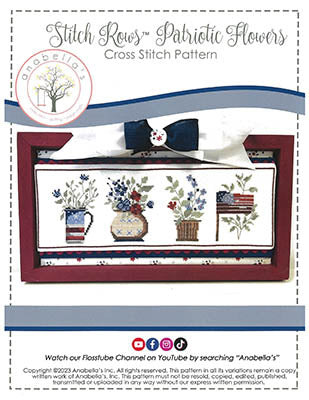 Stitch Rows: Patriotic Flowers - Anabella's