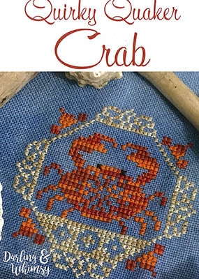 Quirky Quaker: Crab - Darling & Whimsy Designs