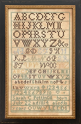 Sarah Pettingill 1824 - Just Stitching Along