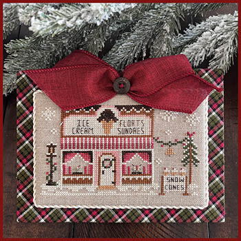 Hometown Holiday: Ice Cream Shop - Little House Needleworks