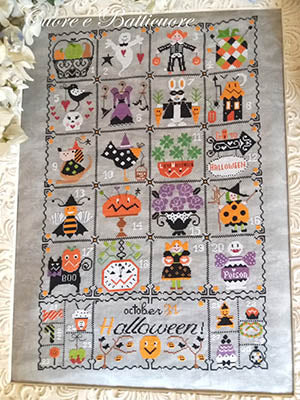 Shabby Halloween Calendar - Cuore E Batticuore