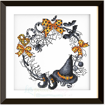 Halloween Wreath - Les Petites Croix De Lucie