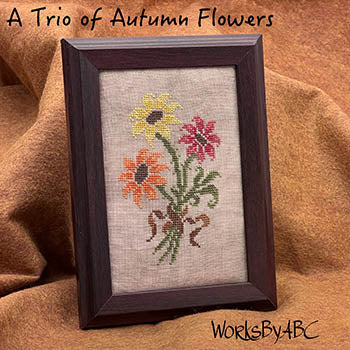 A Trio Of Autumn Flowers - Works by ABC