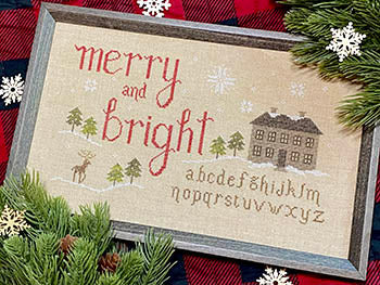 Merry And Bright Sampler - Crafty Bluebonnet Designs