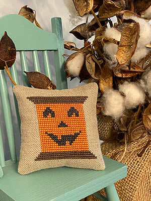 Jack-O-Lantern Spool - Crafty Bluebonnet Designs