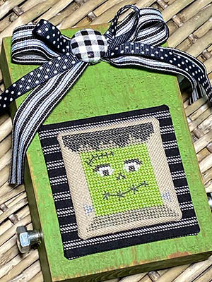 Frankenstein Spool - Crafty Bluebonnet Designs