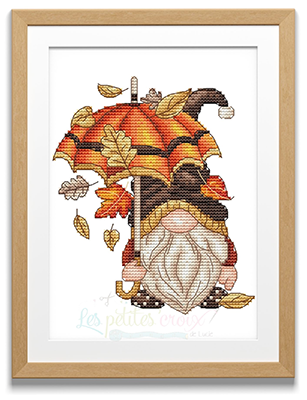 Autumn Gnome Umbrella - Les Petites Croix De Lucie