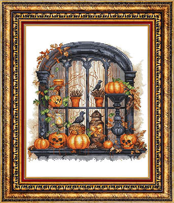 Halloween Window - Les Petites Croix De Lucie