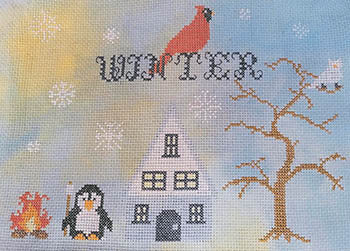 Winter At Autumn Hills Place - SamBrie Stitches Designs