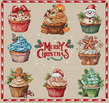 Merry Christmas Cupcakes - Les Petites Croix De Lucie