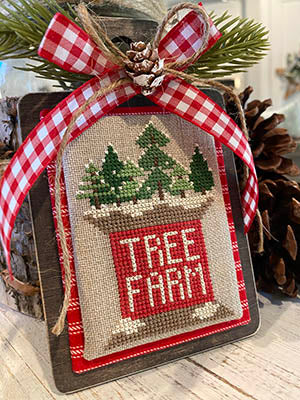 Tree Farm Spool - Crafty Bluebonnet Designs
