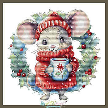 Christmas Mouse - Les Petites Croix De Lucie